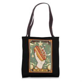 Hot Dog Bun Lover Foodie Food Lover The Hot Dog Tarot Card Tote Bag