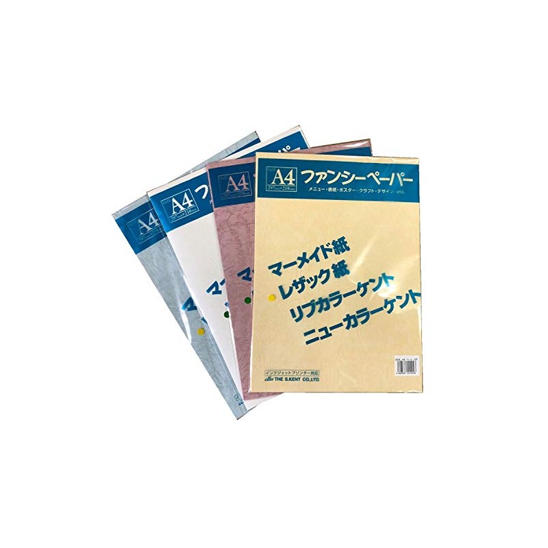 Eskent 1430191 Colored Drawing Paper, 26.7 lbs (130 kg), A4,