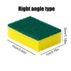 Sponges for Dishes, Scrub Sponges Kitchen Cleaning Brush, Double-Sided Brush