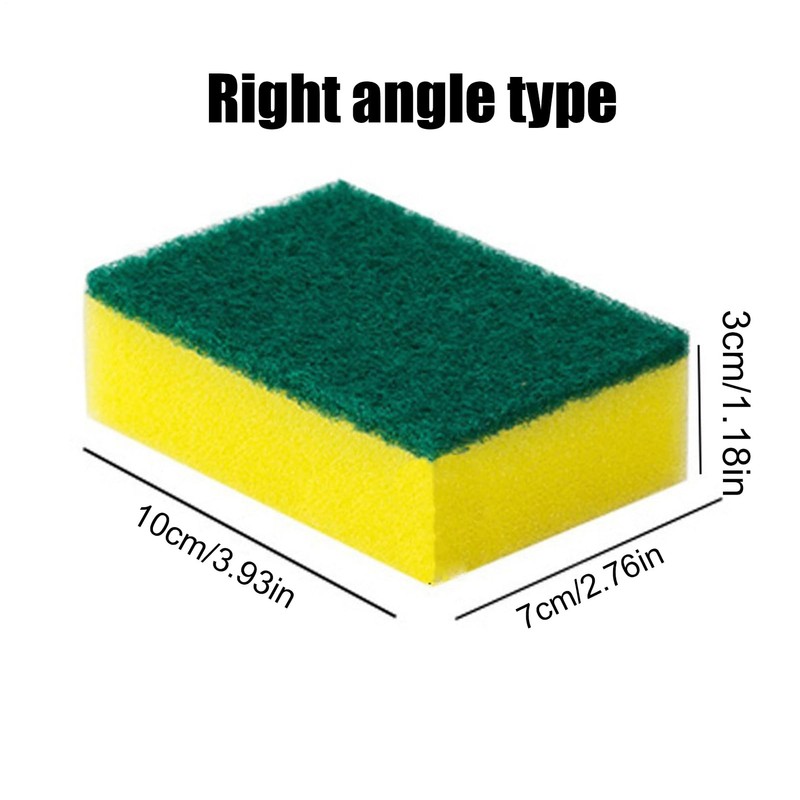 Sponges for Dishes, Scrub Sponges Kitchen Cleaning Brush, Double-Sided Brush