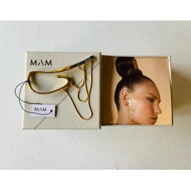MAM Viv Ear Cuff In 18K Gold Finish 9, $212 Retail , New in Box