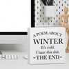 Funny Quotes Office Supplies Rustic Desk Decor White Wooden Box