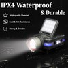 ISUNMEA Hard Hat Clip Lights, 2-Pack 800lm Rechargeable Clip on