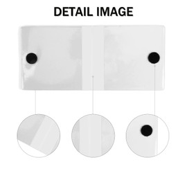 UYYE Auto Car Essential,Car Registration and Insurance Card Documents Holder 2-Pack,Car Interior Accessories for Car,Truck,SUV and Other Vehicle, Case Wallet for Car Documents Organizer(White)