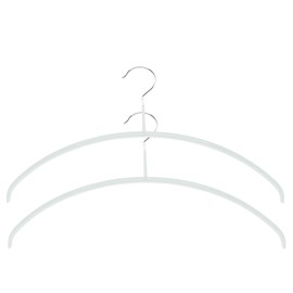 MAWA, Style 40/P Euro Series Hanger for Shirts/Dresses, Pack of 2, White, 2 Piece