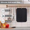 Silikon Untersetzer,2er Set Topfuntersetzer für Heiße Töpfe und Pfannen,Topfuntersetzer aus