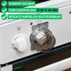 Cooker Knob Child Lock Pack of 3 Assembly without Button