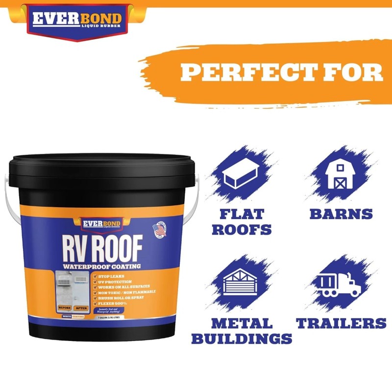 RV Roof Waterproof Coatings RV Roof Sealant Solar Reflective Sealant