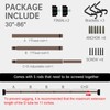 Heavy Duty Curtain Rods for Windows 18 to 88 Inch,
