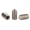 M3 x 6mm Stainless Steel Cone Point Grub Screws Hex