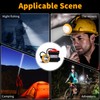 Rechargeable LED Mining Headlamp, Super Bright Safety Head Torch with