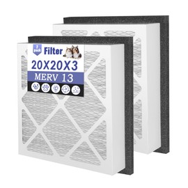 20x20x3 MERV 13 Replacement Filter Compatible with Zephyr VGF Series 20x20x3 Whole Home Return Air Grille Filters, include 2 Pack Air Filtration System furnace filters