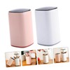 LABRIMP 2pcs Toothpick and Cotton Swab Storage Cases Stylish Automatic