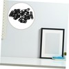 TEHAUX 30pcs Metal Keyhole Hangers Picture Hanging Plates Wall Brackets