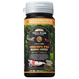 Ultra Fresh Shrimp Food, High Protein, Rich in Vitamins for Crystal, Caridina and Small Tropical Shrimp 2.04oz