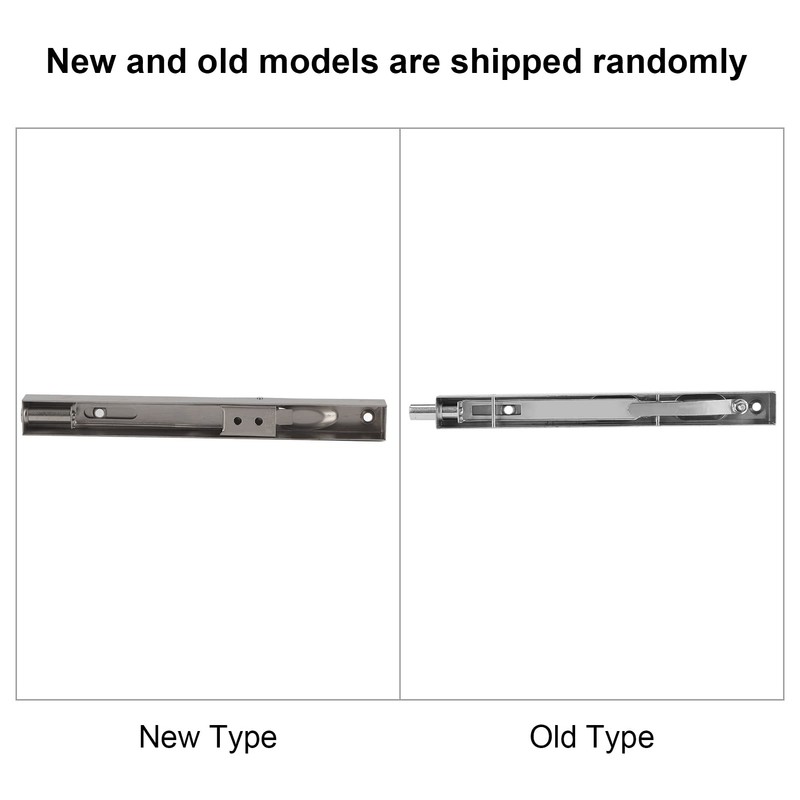 304 Stainless Steel Door Slide Bolt Lock Flush Bolt Latch