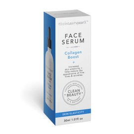 thebeautyworX Collagen Boost Face Serum to Help Increase Skin Elasticity & Reduce Wrinkles 30ml