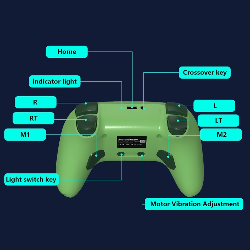 SZYUYU Switch Controller for Switch 2,Switch Pro Controller for Switch/OLED/Lite/PC