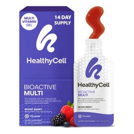 Líquido Diario Bioactivo Multivitamínico Healthycell, 14 Paq
