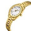 HOLSTOUR Small Gold Watches for Women Pointer Ladies Watches,Gold Expandable