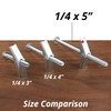HASWARE Toggle Bolt Zinc Plated Steel and Wing Nut for