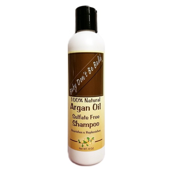 Baby Don't Be Bald 100% Natural Argan Oil Sulfate Free Shampoo 8 oz.