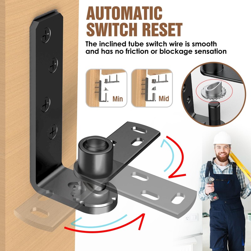Saloon Door Hinges, Double Action Spring Hinge Self Closing, Heavy