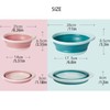 2 Pcs Collapsible Washing Up Bowl, 2 Size Collapsible Bowl,