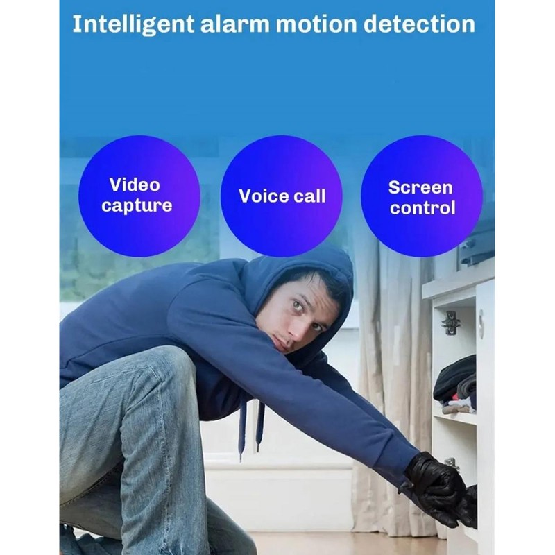 Home Security Camera Dual 2MP Lens Wireless WiFi Two Way