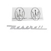 CMAOS 3PC Set Silver Emblem ForMaserati RH & LH Side