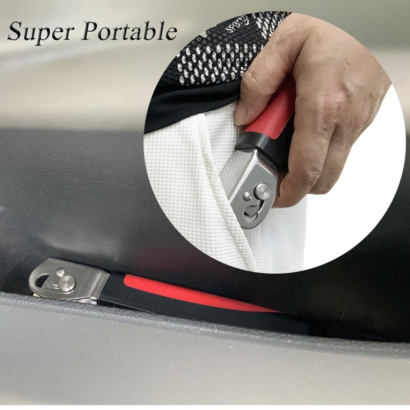 Foldable Car Door Handle for Elderly with Adj. Standing Aid