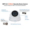 101AV 2MP 4in1 TVI/AHD/CVI/CVBS 2.8mm Fixed Lens Surveillance Dome Camera