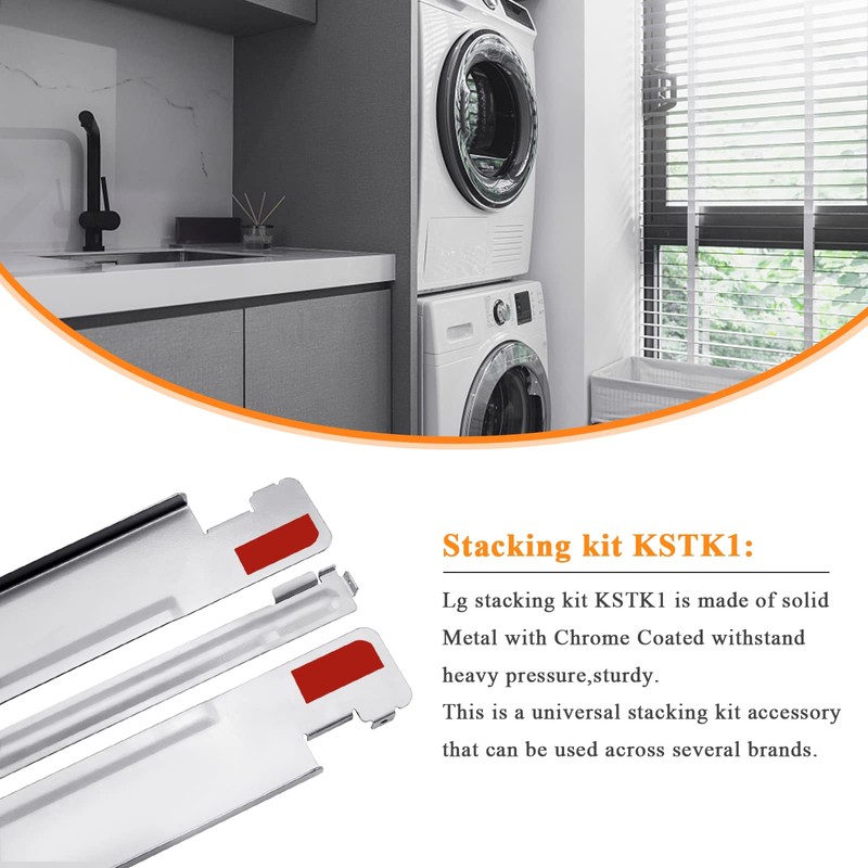 KSTK1 27-inch Laundry Stacking Kit Replacement for LG Washer Dryer