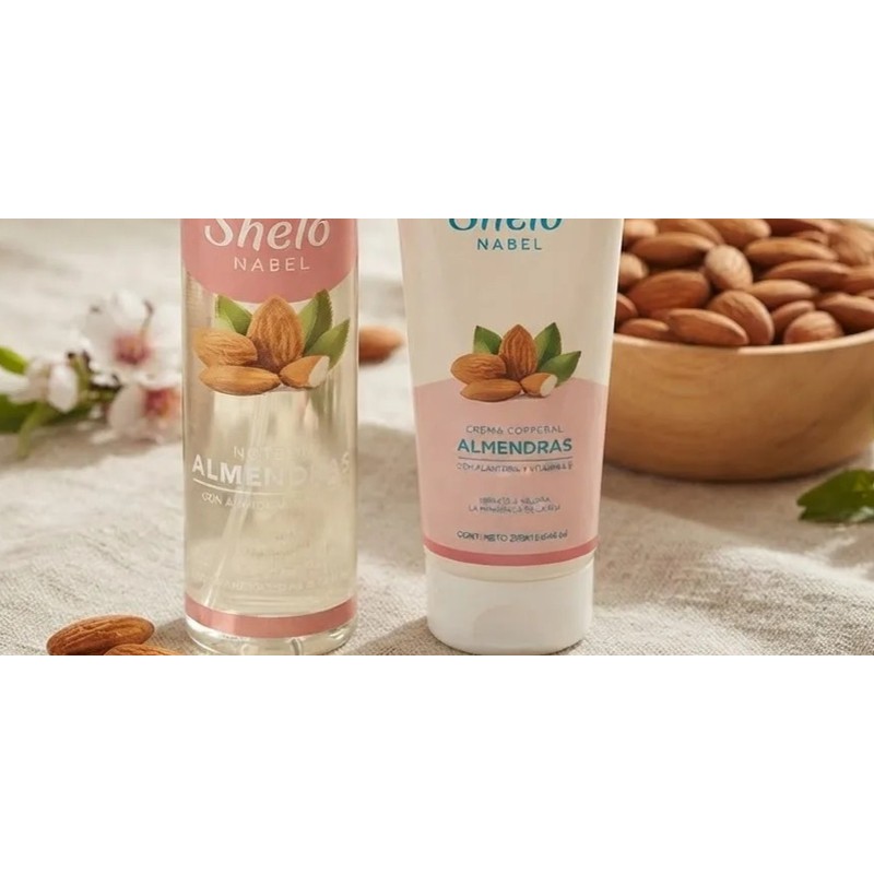 Aceite Y Crema De Almendras Especial Para Estrias Shelo Nab.