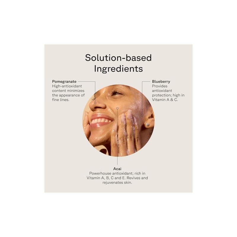 Acure, gel limpiador facial ultra hidratante de jugo verde 118