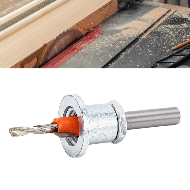 Tissting Countersink Drill Bit with Adjustable Depth Stop, 4 X