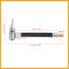 Partuto 10cm Car Tire Valve Connect Pipe Air Chuck Inflator