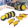 D-FLIFE 4PCS TT Motor DC 3-6V Gearbox Motor Dual Shaft