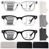 GGSTDDUP 3 Pack Progressive Multifocus Reading Glasses for Men Spring
