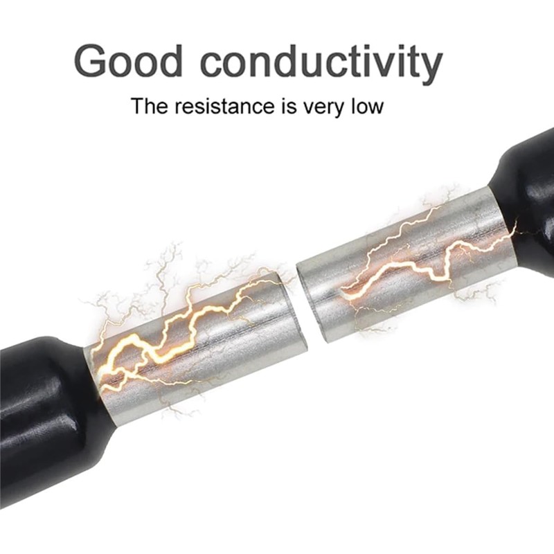 Teansic 20PCS AWG 3/0 Insulated Wire Ferrules Connectors,E95-25 Ferrule Cord