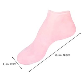 Mipcase Calcetines para Pies Que Rejuvenecen durante La Noche Resecan Los Pies Agrietados Hidratan Las Protegen La Piel Calcetines Nutritivos para Pies 1 par - Calcetines Secos
