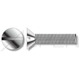 (1000pcs) #4-40 X 7/8", Machine Screws, Flat Head, Slotted Drive, 304 Stainless Steel (18-8), Ships Free in USA