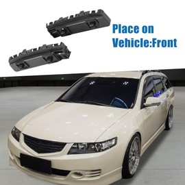 A ABSOPRO Front Bumper Brackets Retainer Bumper Mounting Bracket for Acura TSX 2009-2014 (Set of 2)