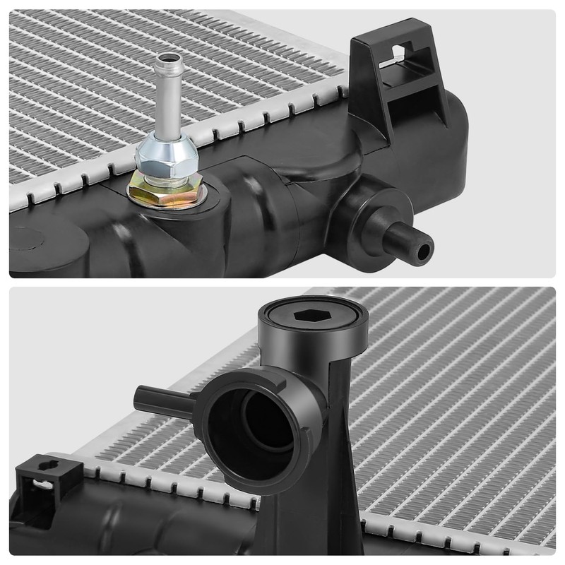 DNA MOTORING 1 Row Aluminum Cooling Radiator Compatible with Hyundai