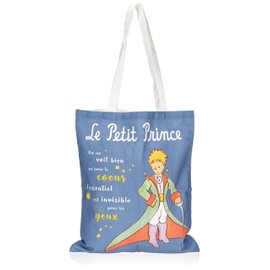 Le Petit Prince Cotton Bag, Blue, 38 x 1 x 44 cm