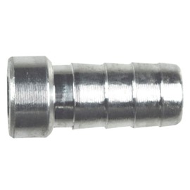 3/8" Aluminum Weld Barb - Weldable Fitting Nipple .375" Hose, AN617-06