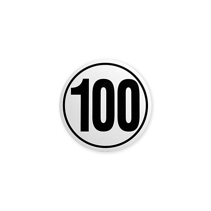 Speed Sign 100 km/h on Magnetic Film for Germany Truck