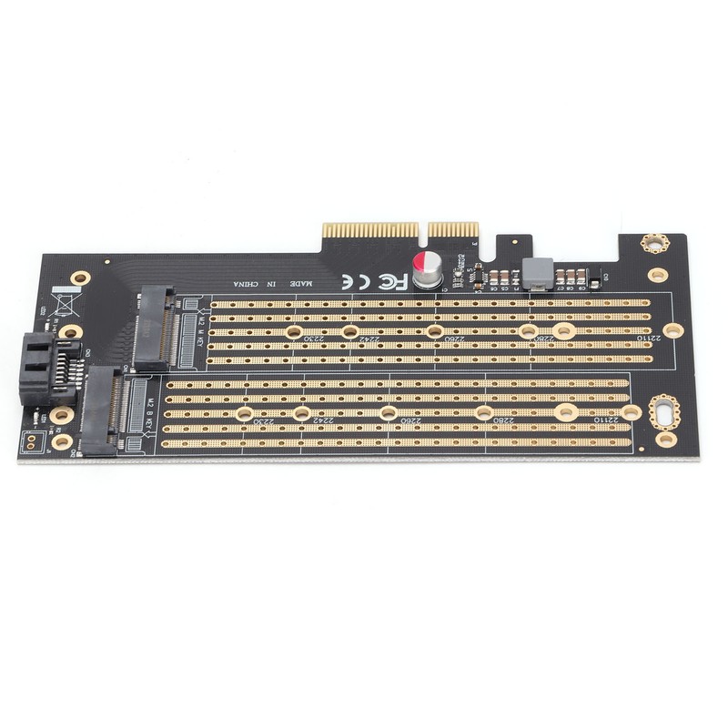 Pcie M.2 Adapter B&amp;M Key NVMe SSD Expansion Card for