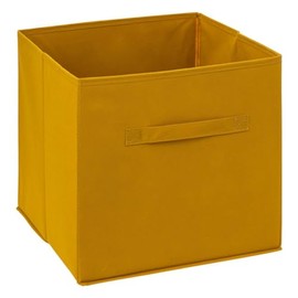 5 five simply smart Fabric Basket 31 x 31 cm Mix N Module Mustard Yellow