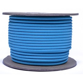 Bored Paracord Neon Turquoise 1/8" Shock Cord Marine Grade Shock/Bungee/Stretch Cord 1/8 inch x 100 feet Several Colors - Made in USA